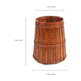 thumbnail image 3 of Leodye 1PCS Rattan Woven Bucket Organizer Pen Makeup Brush Holder Storage Basket for Bedroom Living Room office and Desktop Decor -4.41x3.62x3.07in, 3 of 6