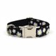 thumbnail image 1 of Personalized Pet Collar Custom Puppy Nameplate ID Tag Adjustable Buckle Strong Black Daisy Flower Basic Collars Lead Leash ShopWise Round, 1 of 10
