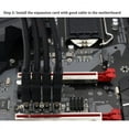 thumbnail image 5 of Tarjetas de ExpansióN M.2 M-Key Pcie M.2 una Pci-E X1 Adaptador de ExpansióN de Tarjeta GráFica USB3.0 de 4 Puertos Adaptador ASM1184E M.2, 5 of 5