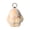 Beige, variant on Bunny Keychain Keychain with Tin, Handmade Soft Bunny PomPom Charms for Easter Birthday Gift