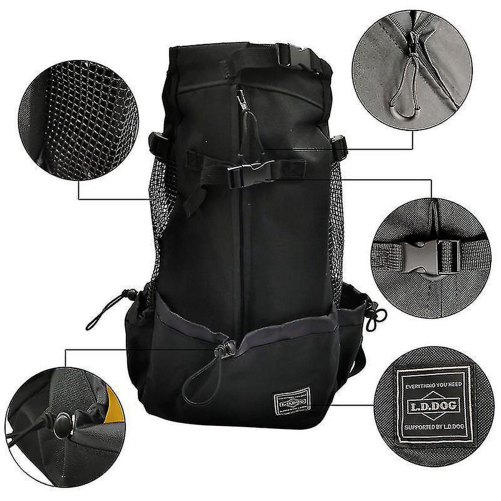 Adjustable Pet Dog Outdoor Travel Backpack For Hiking Cycling Carrier Bag For Dogs French Bulldog Pug Carrying Bags Walmart