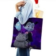 thumbnail image 4 of Vampirina Bolso de tela con estampado de lienzo para mujer, bolsa de compras reutilizable y estética, con cremallera interior, regalo para mujer, 35 × 40 cm., 4 of 6