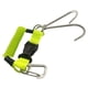 thumbnail image 5 of Cordón de buceo en espiral de acero inoxidable con hebilla de liberación rápida, resistente, gancho simple, antipérdida, resistente al desgaste, multi verde, 5 of 9