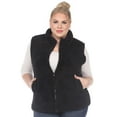thumbnail image 1 of White Mark Women's Zip Up Sherpa Vest, 1 of 6