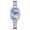 Blue, variant on Women's watch with a simple oval face, fashionable and versatile quartz wristwatch for women, trendy watch