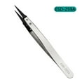thumbnail image 1 of Anti-static Tweezers Maintenance Industrial Precision Curved Straight Tweezers ESD-259A, 1 of 8