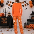 thumbnail image 3 of Loritta Halloween Women's Pajamas 2 Piece Set Long Sleeve Round Neck Sleepwear Lounge Sets with Pocket for Mother's Day Gifts S-2XL, 3 of 6