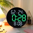 thumbnail image 4 of unbranded Digital De Pared Negro Con Temperatura Humedad Y Control Remoto, 4 of 7