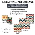 thumbnail image 4 of Designart "Ivory Boho Retro" Chevron Wall Art Set Of 5 - Beige Glam Wall Living Room Decor Set, 4 of 6