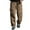 Dark Blue, variant on BXINGOHAI Cargo Pants for Men Drawstring Hiking Pants Solid Elastic Waist Workout Pants Outdoor Workwear Long Pants With Pockets