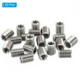 thumbnail image 3 of Unique Bargains Adaptateurs Filetage Manchon Réducteur Écrou M6x1.0 Mâle à M4x0.7 Femelle pour Réparer Insert Écrou Vis Réducteur 8mm 20 Pcs, 3 of 5