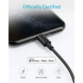thumbnail image 4 of [2-Pack] Anker Charging Cable Data Sync 3.3ft Nylon Braided Lightning Cable, 4 of 7