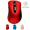 RED, variant on Wireless Mouse, 2.4GHz with USB Receiver, 1200 DPI Optical Tracking, 5 Buttons,Ambidextrous PC/Mac/Laptop -Purple