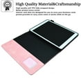 thumbnail image 2 of Decase Tablet Case for iPad 9th 8th 7th Generation,Magnetic Leather Smart Protective Case Card Slots Wallet Rugged Shockproof Kickstand Cover for iPad 10.2 inch 2021/2020/2019,Pink, 2 of 5