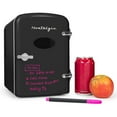 thumbnail image 2 of Nostalgia RF6RRBK Retro Dry Erase 6 Can Refrigerator w/ Carry Handle and Heating, 2 of 6