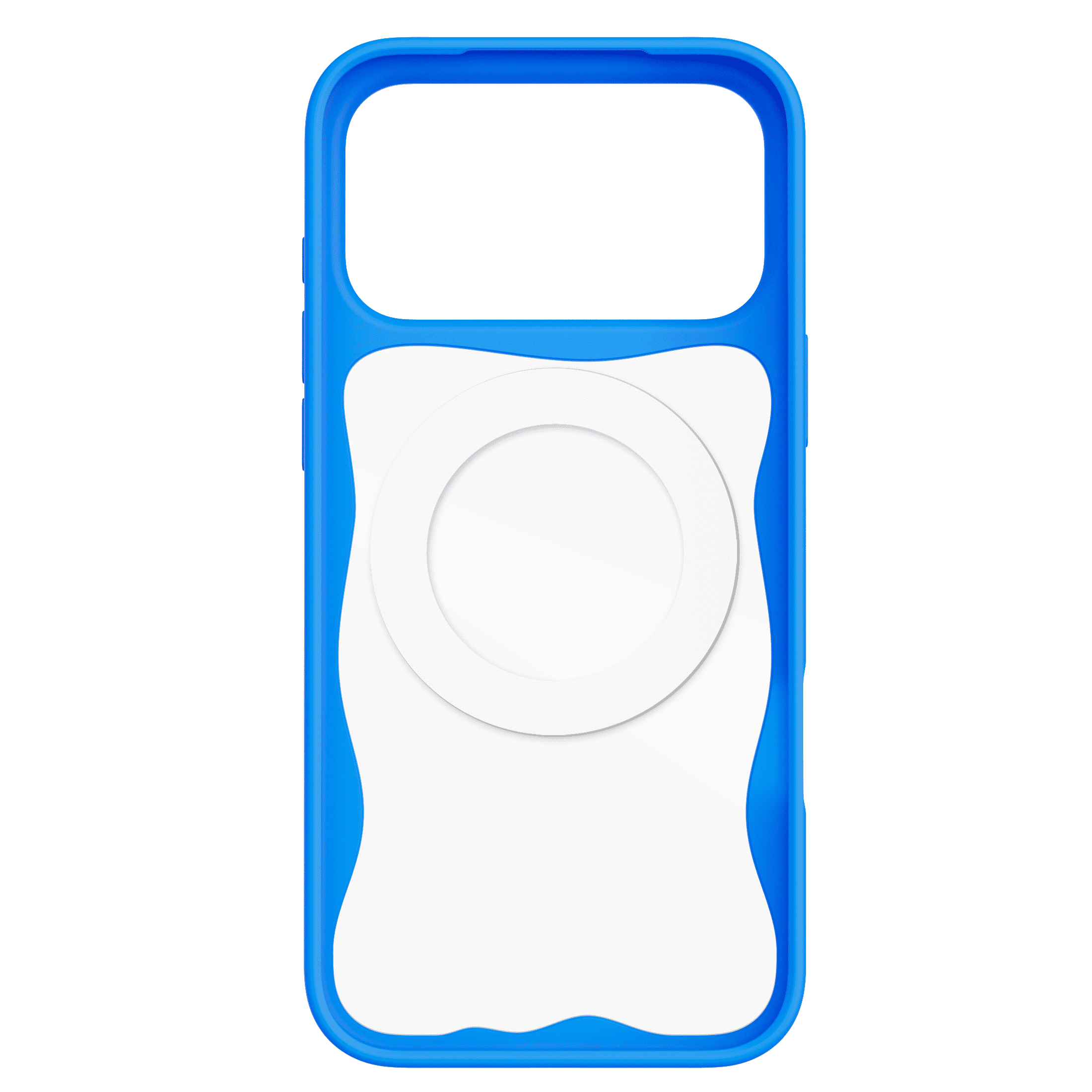 onn. Phone Case for iPhone 17 Pro Max, MagSafe Compatible with 360° Kickstand, Blue