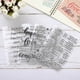 thumbnail image 5 of Seitruly Sellos transparentes para aula, 4 Uds., papelería de sellos de plástico, accesorio estándar para álbum de recortes, decoración de sellos Suministros de escritura y corrección, 5 of 6