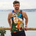 thumbnail image 6 of Salouo Stained Glass Cat Art for Men's Tank Tops,Sleeveless Muscle Shirts for Men Quick Dry Workout Tank Top Gym Muscle Tee Fitness Bodybuilding Sleeveless T Shirt-X-Large, 6 of 7
