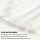 thumbnail image 3 of Tejido de satén blanco por yarda, 2 yardas de tejido de satén sedoso de 60" de ancho, tela de satén sólida para vestido de novia, decoraciones de boda, manualidades, costura, 3 of 7