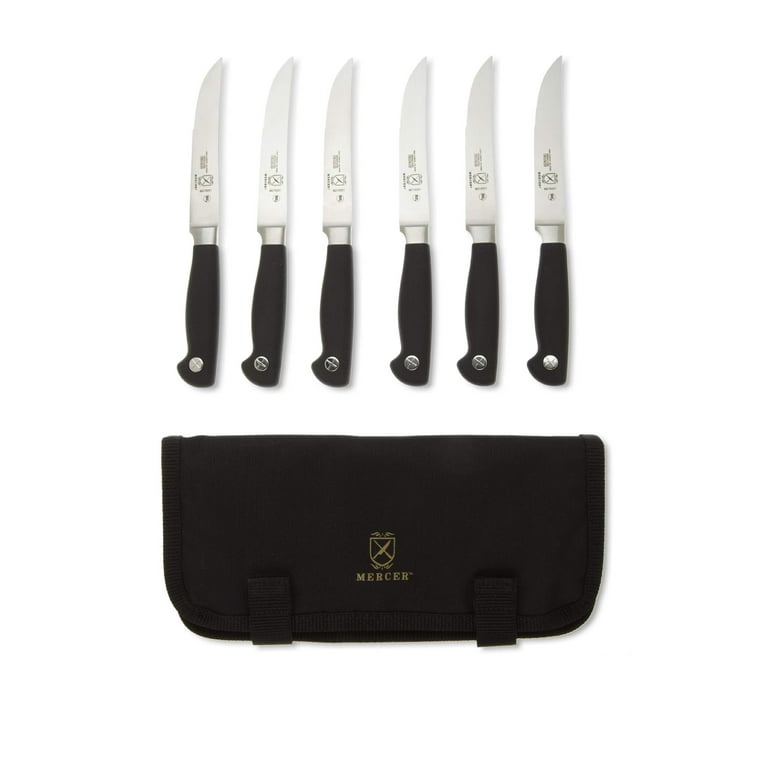 Mercer Culinary Genesis 7-Piece Forged Steak Knife Set
