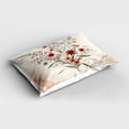 thumbnail image 2 of Ambesonne Minimal Flowers Pillow Sham, Wildflowers Meadow, 36" X 20", Blush Ivory Sage Green, 2 of 2