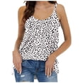 thumbnail image 1 of Blouses pour Femmes, Blouses pour Femmes Mode, Mode Femmes Décontracté Confortable Imprimé Sans Manches Blouse Col Rond T-Shirt Plié Camisoles, 1 of 5
