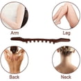 thumbnail image 3 of 8 Cuentas Madera Guasha Terapia Masajeador Palo Quemador de grasa Anti Celulitis Punto de activación Rodillo de masaje de cuerpo completo Herramienta de adelgazamiento Relax, 3 of 5