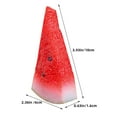 thumbnail image 2 of Hytrove 3Pcs Faux Watermelon Slices Fruit Props for Party Decoration and Photography, 2 of 8