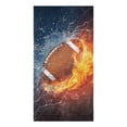 thumbnail image 2 of Rugby Water Fire Kitchen Towel Bathroom Hand Towel Kitchen Dishcloth Water Absorption Household Cleaning Cloth, 2 of 6