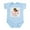 Sky Blue, variant on CafePress - Little Sister Body Suit - Baby Light Bodysuit, Size Newborn - 24 Months
