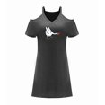thumbnail image 1 of Vestido corto de verano con hombros descubiertos para mujer, vestido corto de verano para ir de compras, regalo para S, 1 of 7