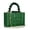 Deep Green, variant on LIXI Lightweight Acrylic Handbag – Stylish Chain Bag for Women | Compact & Modern(6.89"x4.72"x1.77", Purple)