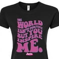 thumbnail image 3 of Barbie the Movie - You Inspire Me - Juniors Fitted Graphic T-Shirt, 3 of 5