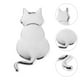 thumbnail image 3 of FELTECHELECTR Pegatinas de gato para coche, bonitas calcomanías 3D de animales para coche, insignias de gato de metal, pegatinas para parachoques para exterior de coche, motocicleta, camión, 3 of 6