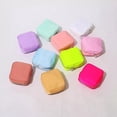 thumbnail image 3 of Nuevo bolso de maquillaje de verano, color naranja y rosa, bolsas de parches de letras de tela personalizadas, bolsa de cosméticos con cremallera de nailon de viaje para regalo, personalizada, 3 of 5