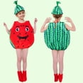 thumbnail image 3 of Faraee Toddler Boys Girls Fashion Show Clothing Fruits Vegetables Romper Hat Socks 3Pcs Dressing up Outfit Fancy Dress Clothes for Kindergarten School Performance 2-16 Years Watermelon Red, 3 of 9