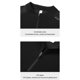 thumbnail image 4 of pstuiky camisas de manga larga para hombre, Camiseta deportiva para exteriores con cuello alto y cremallera de un cuarto para hombre, para correr, senderismo, informal, de manga larga y cuello alto., 4 of 5