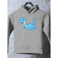 thumbnail image 3 of Dinosaur On Water Hoodie Toddler -Image by Shutterstock,  4 Toddler, 3 of 4