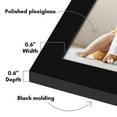 thumbnail image 6 of Americanflat 6x6 Picture Frame with Polished Plexiglass 5 Pack Galleria Collection Square Frames Wall - Black, 6 of 7
