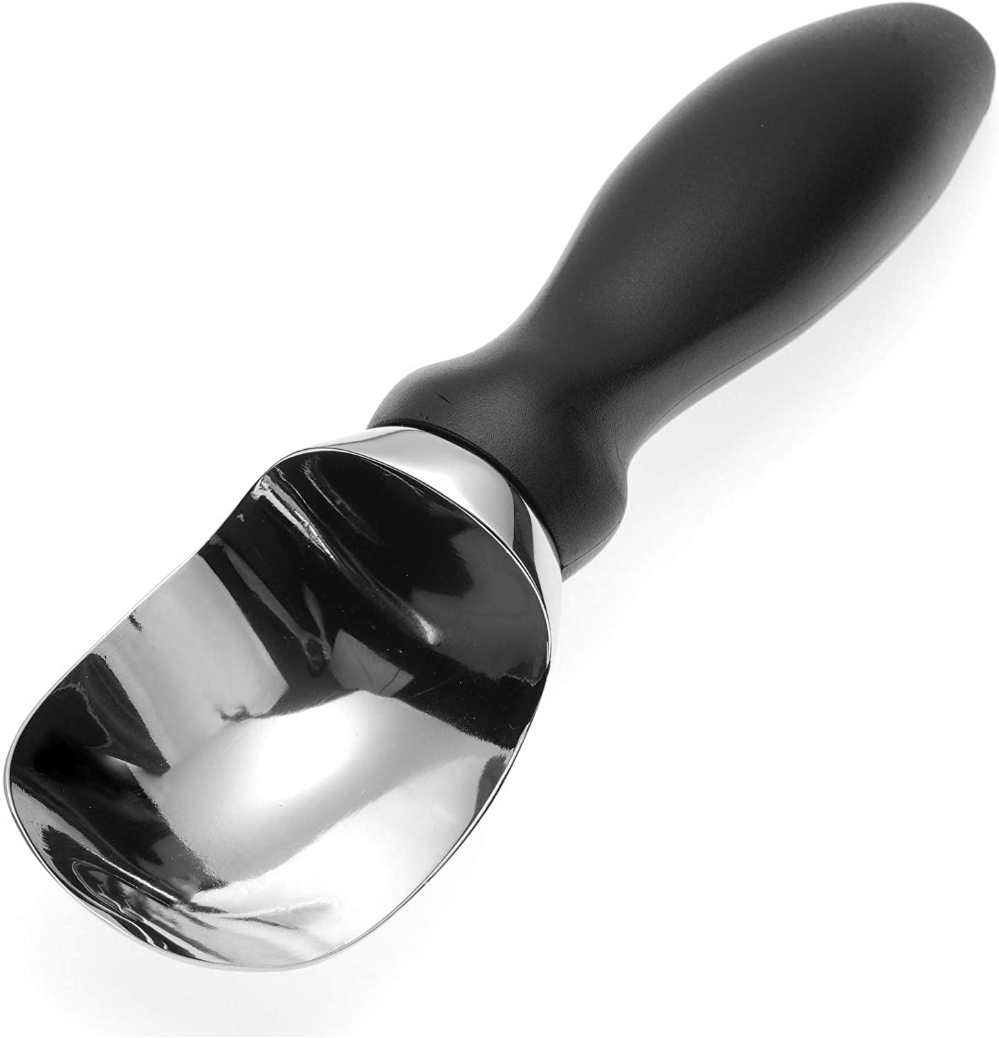 Comfy Grip 4 oz Stainless Steel #8 Ice Cream Scoop - with Gray Handle - 1  count box