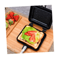 thumbnail image 7 of Sandwich Skillet Bread Loaf Pans for Baking Egg Cookers Cookware Double Pie Iron Toaster Sandwich Maker, 7 of 7