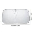 thumbnail image 2 of Persiana solar para parabrisas delantero revestimiento plateado plegable para Tesla Model 3 Y X S 16-24, 2 of 9