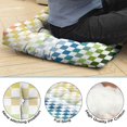 thumbnail image 5 of Buffalo Plaid Floor Pillow for Adults - Thick & Supportive Meditation Cushion, Classic Red and Black Plaid, PP Cotton Filled, Ideal for Yoga & Tea Ceremony, 5 of 7