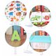 thumbnail image 3 of Alfabetos y números Tarjetas flash Letras de madera ABC Rompecabezas de combinación de animales Juego de clasificación de colores Aprendizaje preescolar Juguete educativo Regalo para niños, 3 of 7