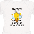 thumbnail image 4 of Inktastic Cute Bee Mimi's Little Honeybee with Stars Boys or Girls Long Sleeve Baby Bodysuit, 4 of 5