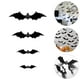 thumbnail image 4 of 28 unids Suministros de fiesta de Halloween 3D Murciélagos Pegatina Decorativa de la pared de la pared de miedo para la decoración, 4 of 6