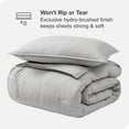 thumbnail image 3 of Bare Home Goose Down Alternative Comforter Set - 2 Piece Set - Twin/Twin XL, Heathered Pewter, 3 of 4
