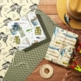 thumbnail image 3 of Fishing Wrapping Paper 12 Sheets Vintage Fishing Angler Themed Gift Wrap Fish, Fisherman Design For Fishing Enthusiasts, 20" X 28", 3 of 8