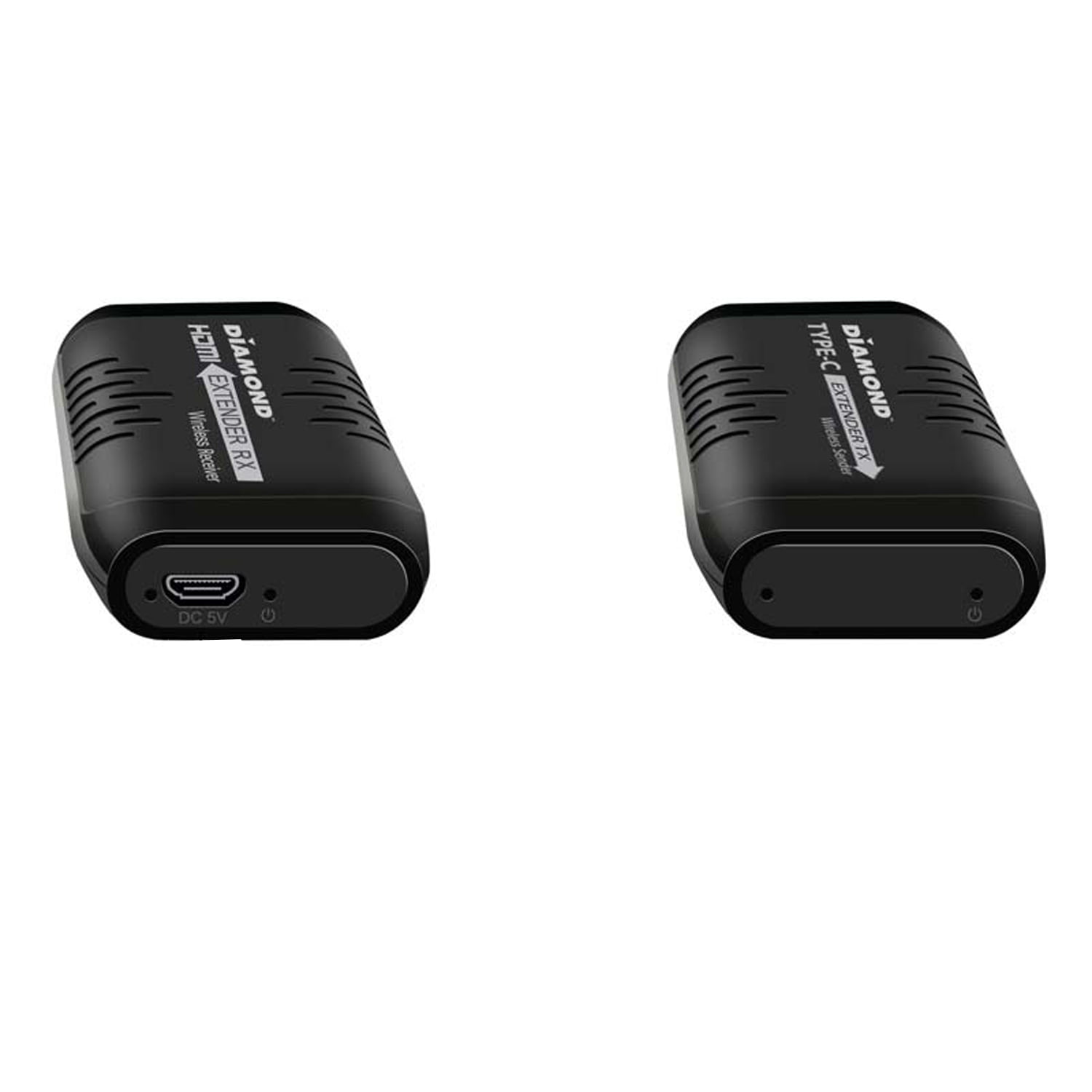 carga cansado manipular Diamond Multimedia Wireless USB Type C to HDMI Extender Kit, TV Transmitter  and Receiver, Black - Walmart.com