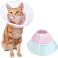 thumbnail image 4 of Amyove Pet Transparent Elizabethan Collars Soft Comfortable Cat Cone Collar Protective Shield For Healing Wound, 4 of 9